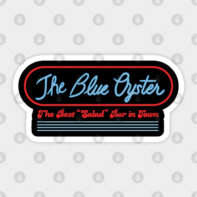 The Blue Oyster - The Best Salad Bar in Town Sticker by Meta Cortex